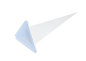 Mobile Preview: Einzelzacke für A13-Stern, Dreieck, weiß