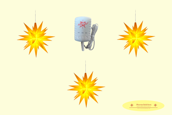 Sterne-Set A1e gelb