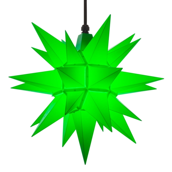 Stern A4, grün, 40 cm