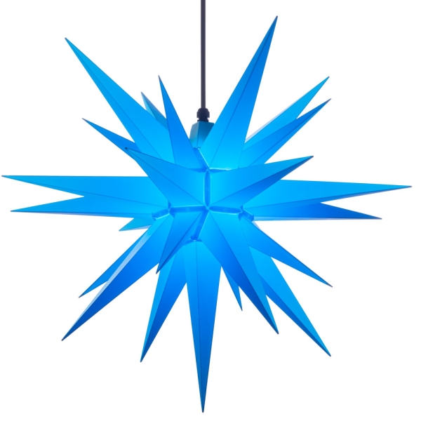 Sterne-Set "Kombi": blau - LED