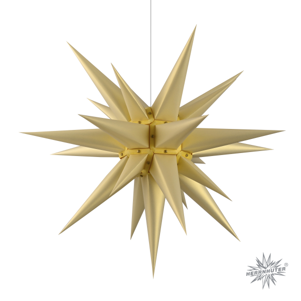 Herrnhuter Stern i6 EDITION Natur Perlmutt gold