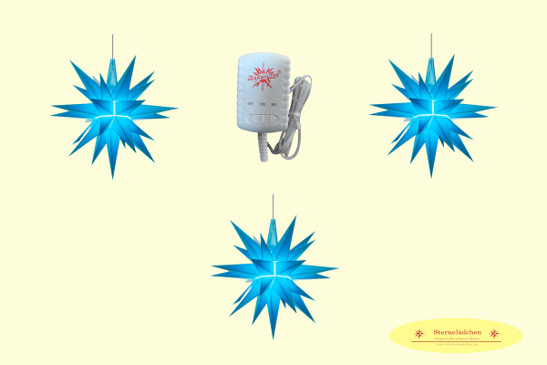 Sterne-Set A1e blau