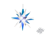 Herrnhuter Stern A1e weiß/blau