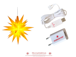 Herrnhuter Stern A1e gelb + USB