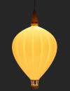 Lampenschirm "Heißluftballon"